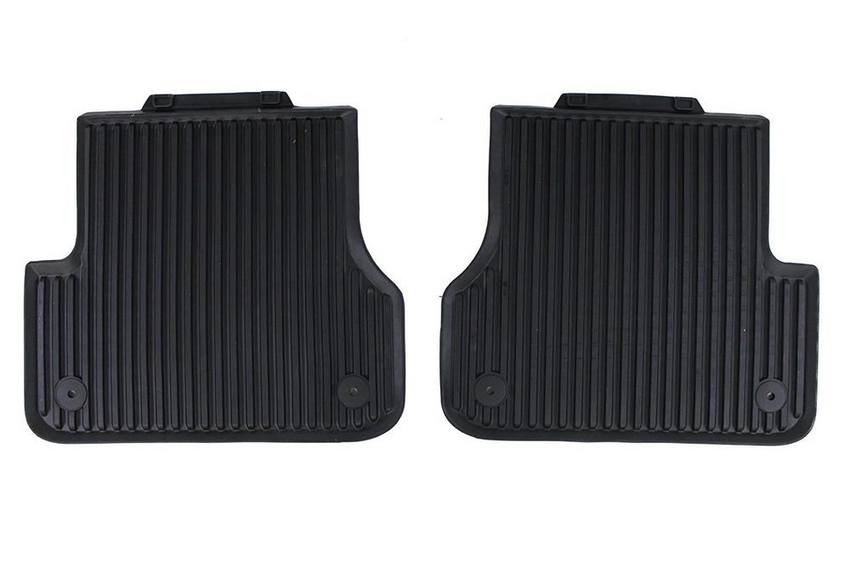 Audi Floor Mat Set - Rear (All-Weather) (Black) 4G0061511041